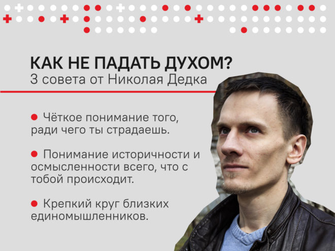 Что помогает держаться в условиях прессинга? Советы от Николая Дедка, прошедшего только за последний месяц через 4 штрафных изолятора0