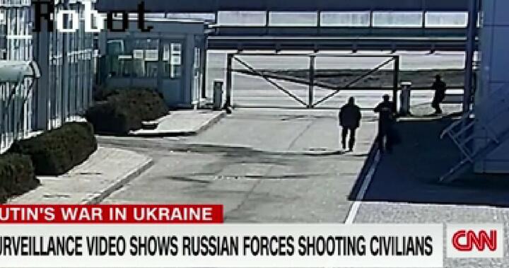 Момент выстрелов. Фото: Скриншот видео телеканала CNN