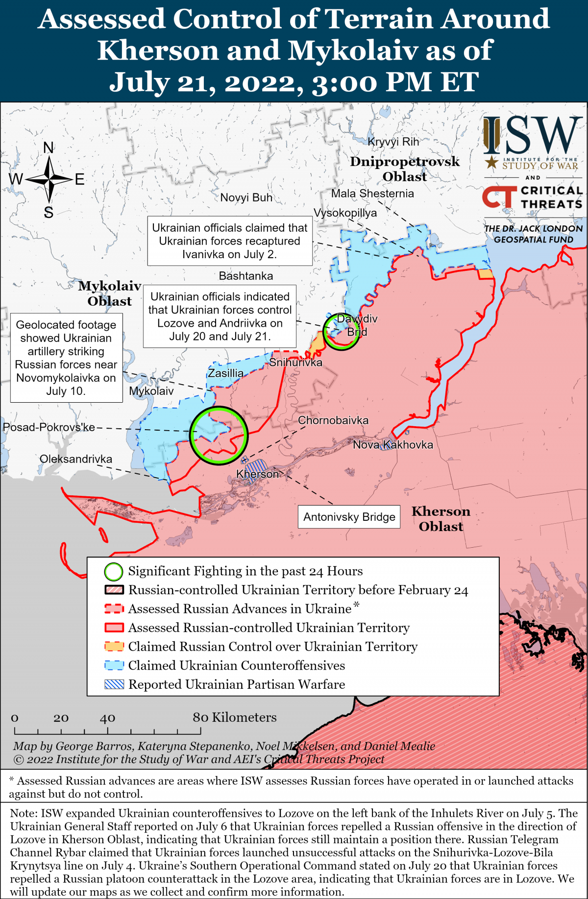 Скриншот ISW