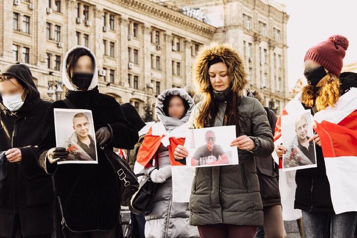 Карина Потемкина на одной из акций в Киеве. Фото предоставлено собеседницей