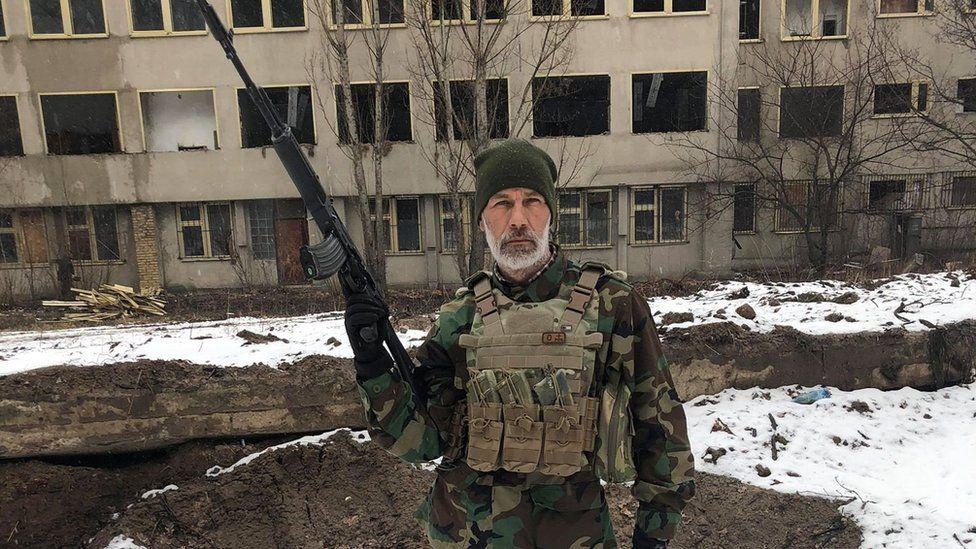 Джон Хардинг попал в плен в Мариуполе / фото Georgian National Legion