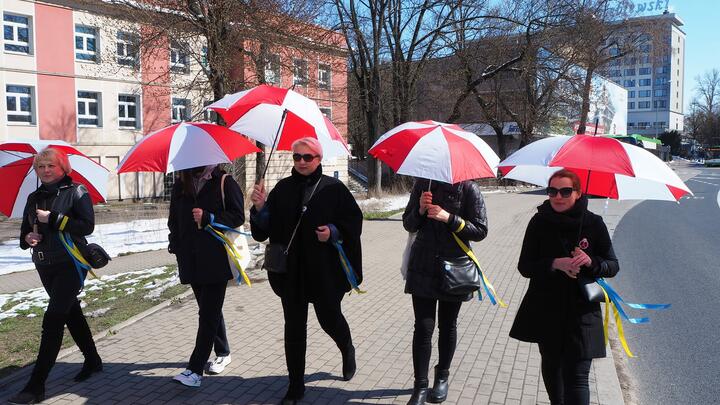 Жанна и Надежда на акции в Белостоке. Фото из Facebook Надежды Степанцовой