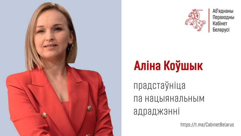 Алина Ковшик – представительница Объединенного Переходного Кабинета по национальному возрождению0