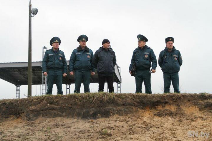 Комплексные учения по гражданской обороне в Светлогорске. Фото: "Светлагорскія навіны"