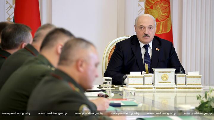 Александр Лукашенко на совещании по безопасности 10 октября 2022 года. Фото: president.gov.by