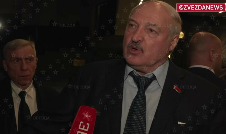 Александр Лукашенко. Скриншот телеканала "Звезда"