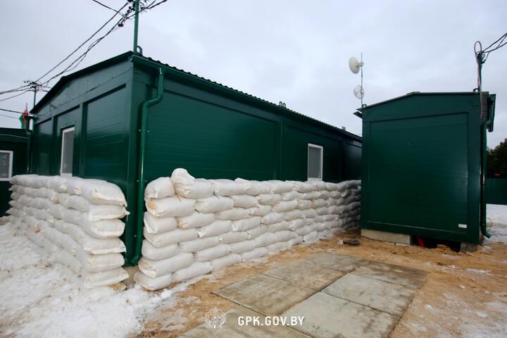 Белорусские пограничники открыли на границе с Украиной заставу модульного типа0