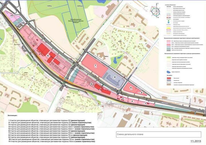 Детальный план реконструкции рынка "Ждановичи". Скриншот проекта