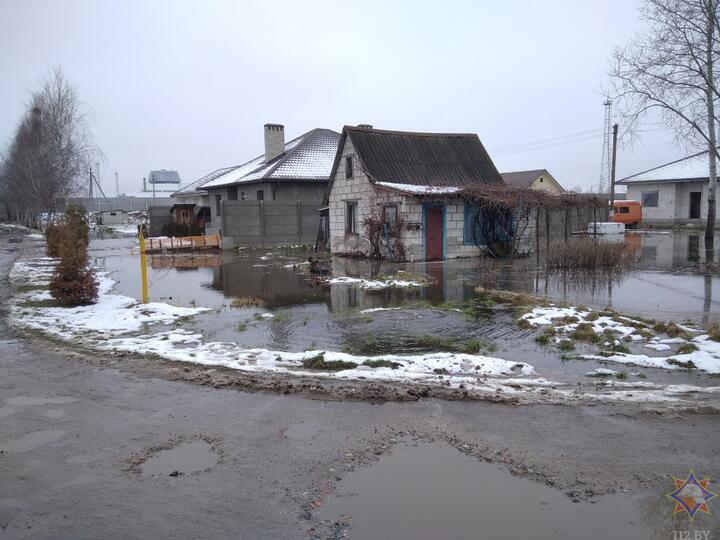 Подтопления в Брестской области. Фото: МЧС