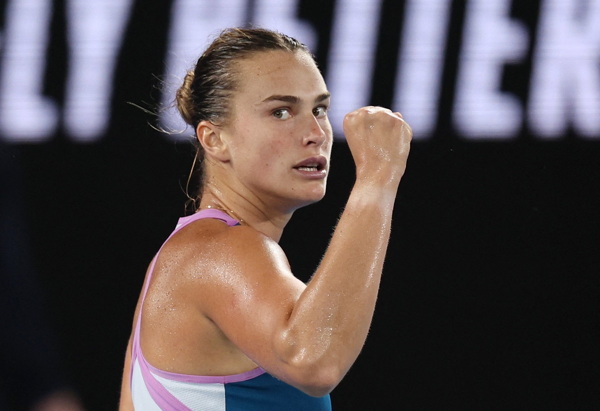 Арина Соболенко выступает в финале Australian Open. 28 января 2023 года. Фото: Reuters