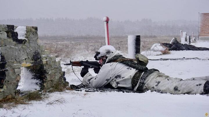 Белорусские военные во время внезапной проверки готовности дежурных сил и средств, 28 января 2022 года. Фото: Министерство обороны РБ