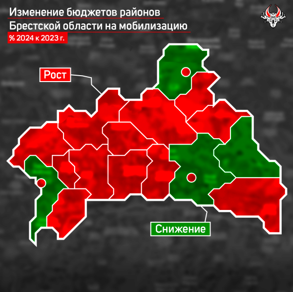 Как менялись местные бюджеты на оборону в Брестской области в 2023-2024