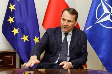 Министр иностранных дел Польши Радослав Сикорский, Варшава, Польша, 31 июля 2024 года. Фото: «Зеркало» Министр иностранных дел Польши Радослав Сикорский, Варшава, Польша, 31 июля 2024 года. Фото: «Зеркало»